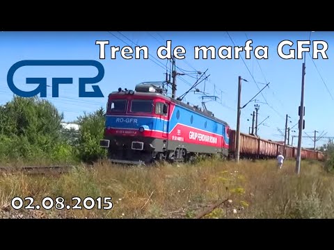 Tren de marfa GFR pleaca din Suceava - 02.08.2015 - GFR freight train leaves Suceava