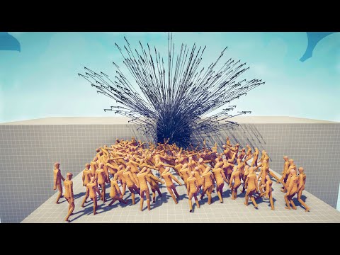 100x ZOMBIES MUMIA vs GODS - Totally Accurate Battle Simulator TABS