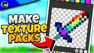 How to MAKE TEXTURE PACKS in Minecraft Bedrock (2025) [Easy & Free!]