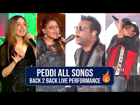 Peddi All Songs Back 2 Back LIVE Performance at #PEDDI KI AAWAZ at Bhopal | Ram Charan | AR Rahman