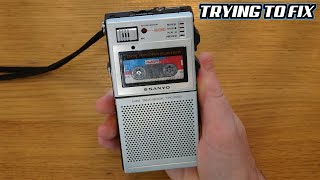 SANYO Dictaphone TRC3550 Not Working - Can I Fix it?