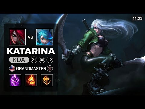 KatEvolved Katarina Mid vs Gwen - NA Grandmaster - PreSeason 12 Patch 11.23
