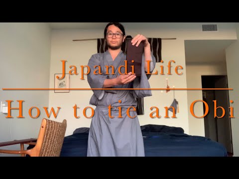 How to tie an Obi (Japandi Life)
