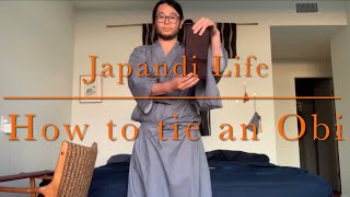 How to tie an Obi (Japandi Life)