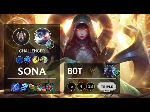 Sona Bot vs Aphelios - EUW Challenger Patch 11.19