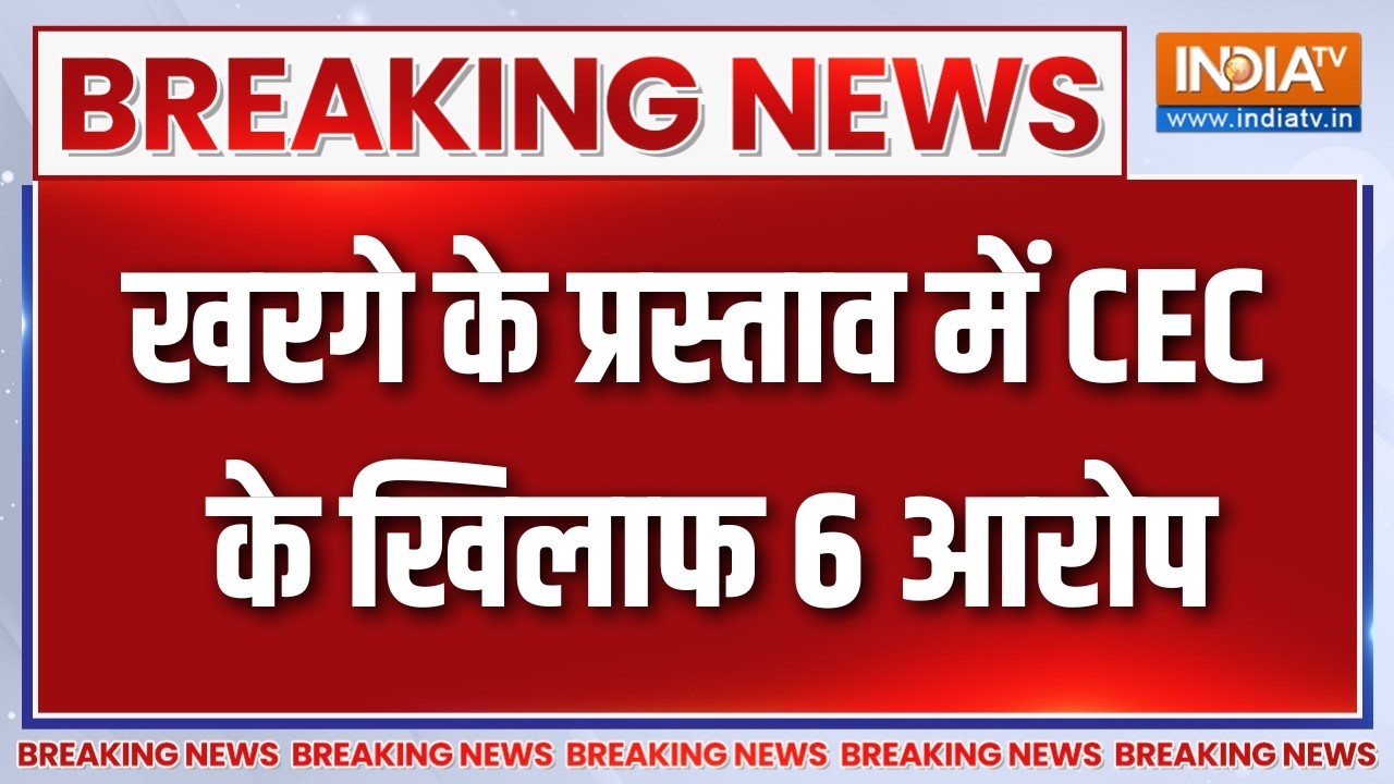Breaking News : खरगे के प्रस्ताव में CEC के खिलाफ 6 आरोप | Mock Parliament | Mallika