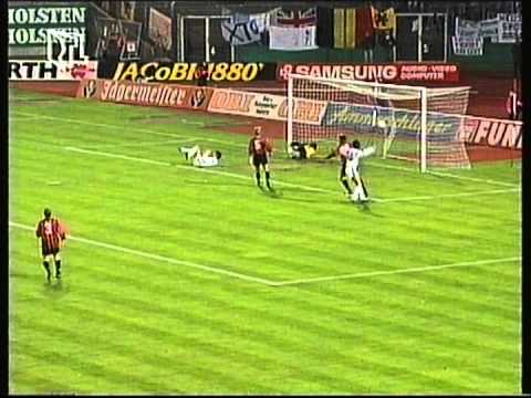 1991 November 6 Eintracht Frankfurt Germany 0 KAA Gent Belgium 1 UEFA Cup