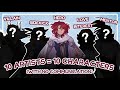 10 Artists Create A Cast Of Characters Without Communicating