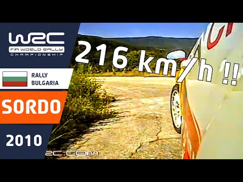 SORDO onboard at 216 km/h!! - Rally Bulgaria 2010 - Citroën C4 WRC Rally Car - Stage 12 Slavovitsa