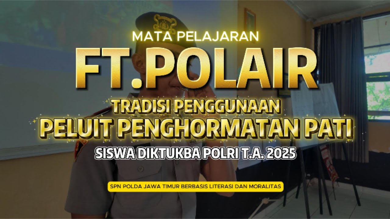 Menghidupkan Tradisi Penghormatan di Kepolisian Perairan: Siswa Diktukba SPN Polda Jatim Antusias Praktik Peluit Pati