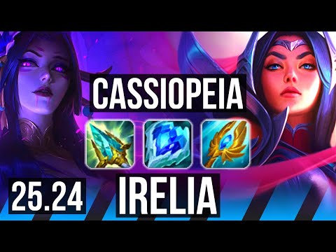 CASSIOPEIA vs IRELIA (MID) | KR Master | 25.24