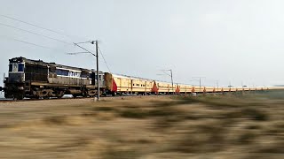 preview picture of video 'Inaugural Utkrisht Run 14217 Unchahar Express/Indian railway!!'