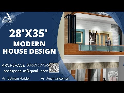 28'X35' ELEVATION DESIGN I 3D ELEVATION 28 BY 35 Architect I Planner I Interior Designer I Landscape