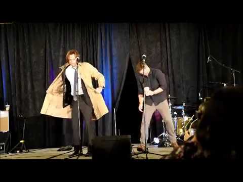 Jared and Jensen Gold Panel SPNHous