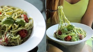 Best Creamy Spaghetti! - Healthy & Vegan/ Vegetarian