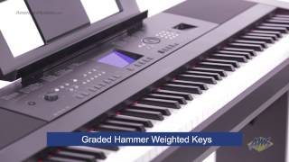 Video thumbnail for Yamaha DGX650 Digital Home Piano - Yamaha DGX650B by American Musical Supply