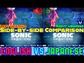 🎧Sonic Frontiers Story Trailer Side-by-side Comparison (English VS Japanese)🎧