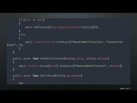Sending Messages to Specific Groups in ASP.NET Core Using SignalR