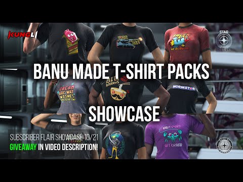 Banu-Made T-Shirt-Packs - Subscriber Flair Showcase 10/21 | Star Citizen