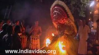 Theyyam performance 