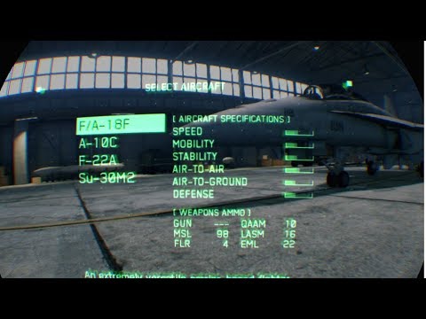 "VR Hangar" - Ace Combat 7