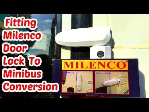 Campervan & Motorhome Security Lock Install - Milenco Door Lock
