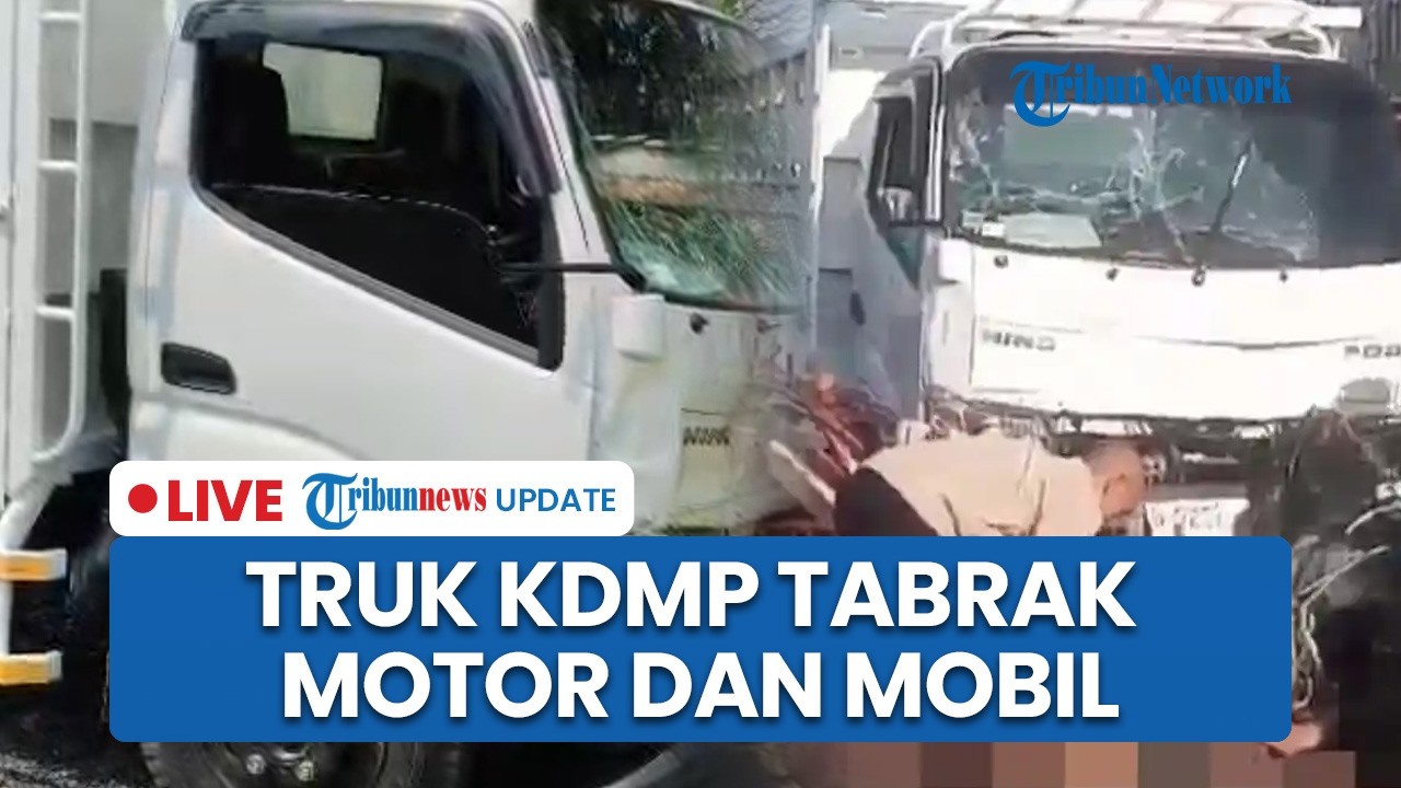 LIVE: Truk Koperasi Desa Merah Putih Tabrak Becak, Motor, dan Mobil Elf di Pantura Brebes, 1 Tewas