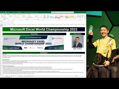 How I won the 2023 Microsoft Excel World Championships