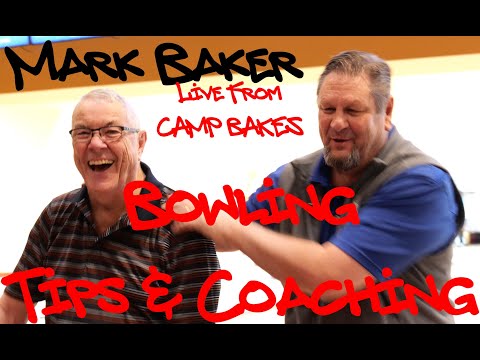 Tips for your Bowling Approach, Release, Sliding, and more. Mark Baker live from Camp Bakes