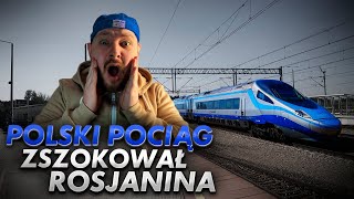 Rosjanin po raz pierwszy w polskim pociągu. To jest szok.