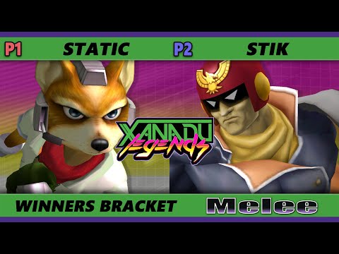 Xanadu Legends 3 - Static (Fox) Vs. Stik (Captain Falcon) Smash Melee - SSBM