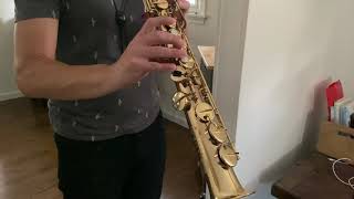 Video thumbnail for Selmer Mark VI Soprano Saxophone Demo, www.dcsax.com by DC Sax