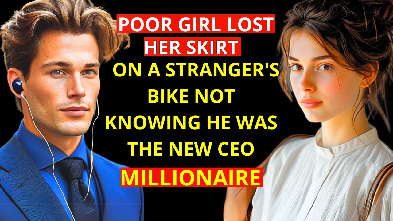 POOR GIRL LOST HER SKIRT ON A STRANGER'S BICYCLE, NOT KNOWING HE WAS THE NEW MILLIONAIRE CEO