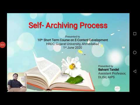Self archiving process