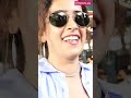 Birthday Girl Sanyamalhotra Cuts A Cake And Feeds The Paparazzi At Mumbai Airport Shorts