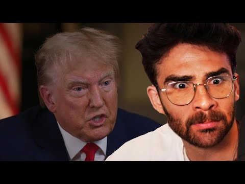 Trumps most UNHINGED Interview EVER (HUGE Stunlock) | Hasanabi reacts