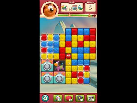 Toon Blast Level 2387 - NO BOOSTERS 🐻🐺🐱 | SKILLGAMING ✔️