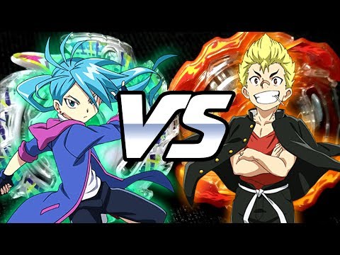Unlock Unicorn .D.N vs Rising Ragnaruk .G.R - [Beyblade Burst] [ANIME BATTLE] - ベイブレードバースト