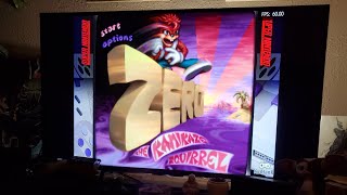 Zero the Kamikaze Squirrel SNES  got boring in the end partial play thru