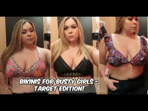 Bikini Tops for Busty Girls at Target ~ Try On!!!