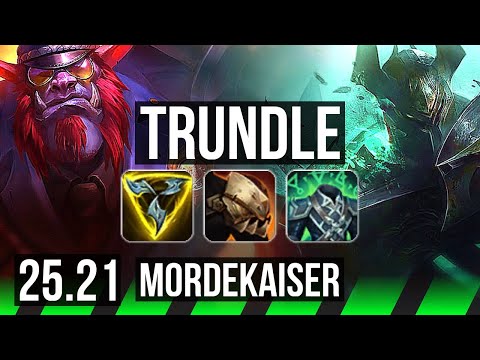 TRUNDLE vs MORDEKAISER (JGL) | Legendary | EUW Master | 25.21