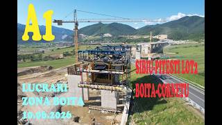 Autostrada A1 Sibiu Pitești lot2 Boița Cornetu lucrari Boița 10 06 2026 #autostrada