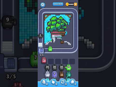 Pixel Flow Level 2820 Walkthrough