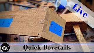 Fast and Easy Dovetails for the flower box : Live
