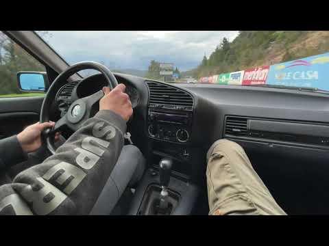 BMW E36 325i Onboard Drive - 6 Cylinder Raw Sound!  +Tunnel