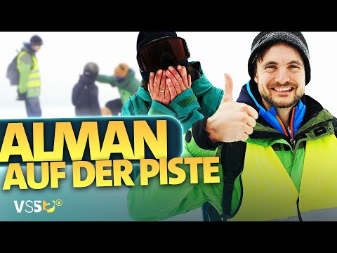 Niemals GELBEN SCHNEE essen! Alman Phil Laude in real life auf der Skipiste  | Verstehen Sie Spaß?