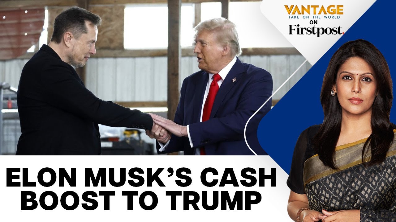 Elon Musk Gives $75 Million in 3 Months to Get Trump Elected | Vantage with Palki Sharma