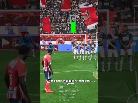 Cómo hacer gol de tiro libre como un experto #fifa23 #shorts