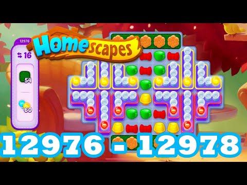 Homescapes Level 12976 - 12978 HD 3 - match puzzle Gameplay | android | IOS | 12977 | GameGo Game