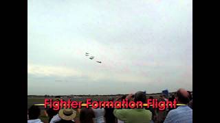 preview picture of video 'ADF Airshow Part Six: Fighters Formation, Mock Dogfight, Sabre, Spitfire'